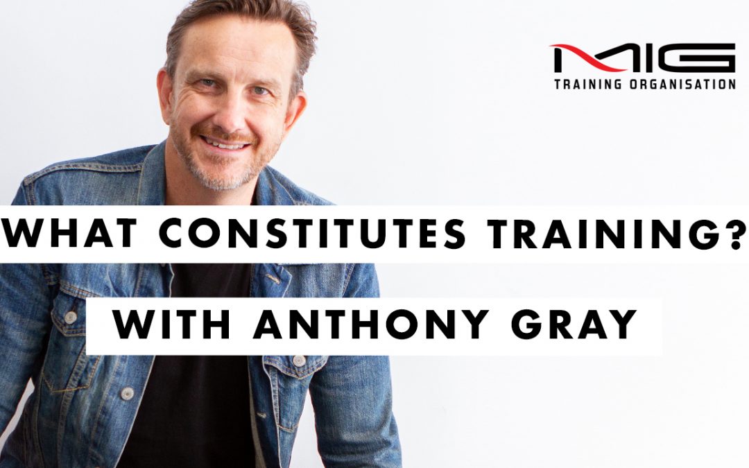 What Constitutes Training?